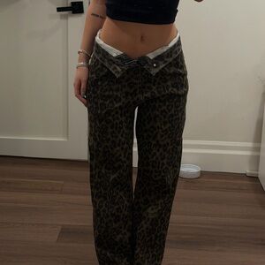 Leopard Print jeans